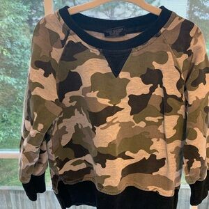 Little Bipsy Camouflage Crewneck